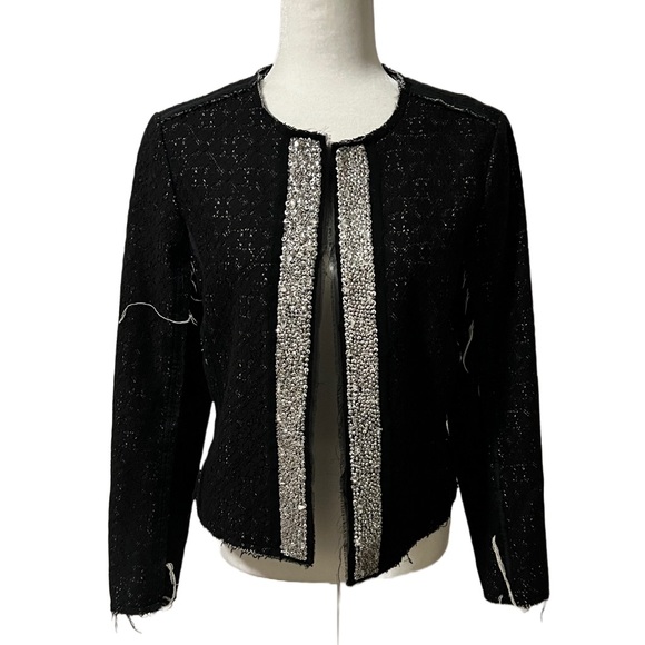 2B.Rych Jackets & Blazers - 2b Rych Embellished Distressed Lace Jacket